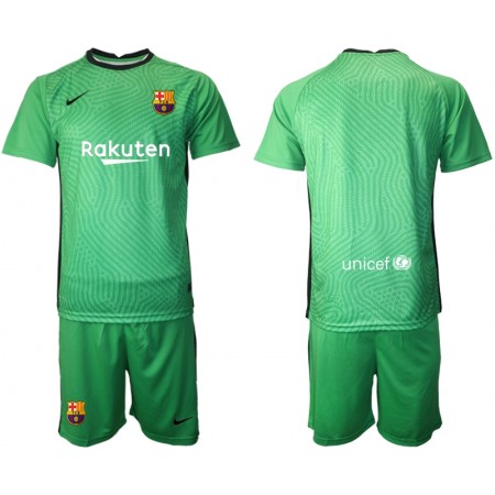 FC Barcellona Portiere Bambino Maglia 2020/2021 M001 Manica Corta (+ Pantaloncini)
